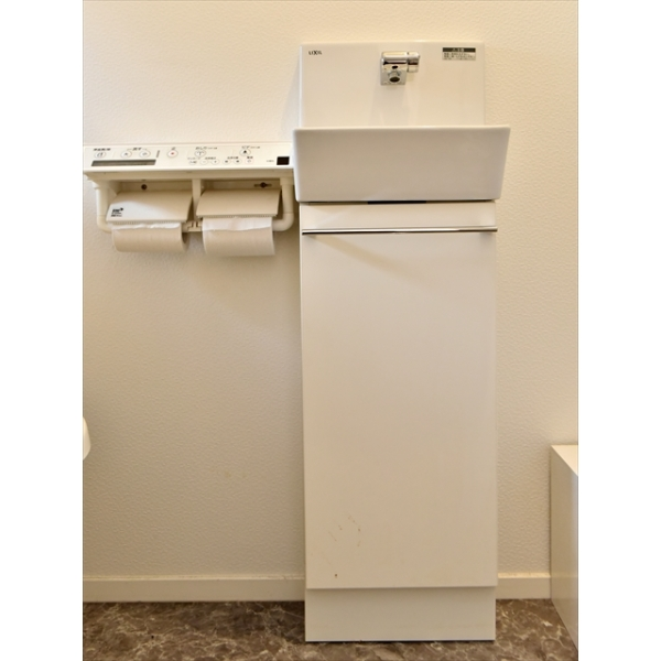 藤沢市西俣野 1階お手洗いには独立手洗い場がございます。※家具・調度品は価格に含まれません。