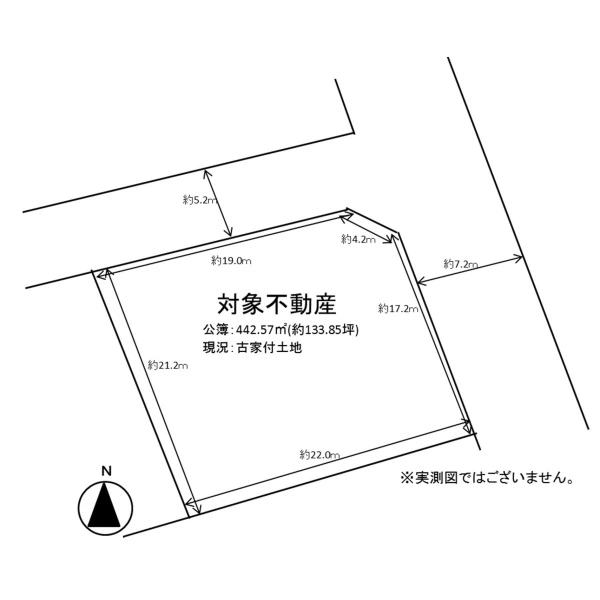 生駒市東生駒４丁目 区画図