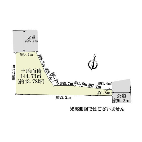 神戸市灘区箕岡通１丁目 区画図
