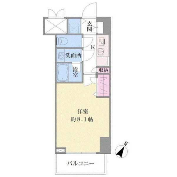 クレイシア八丁畷ステーションサイト 間取図