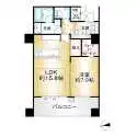 レフィナード上本町 間取図