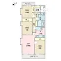 ダイアパレス千葉県庁前 間取図