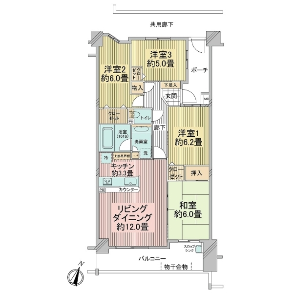 エンゼル相模大野マナーハウス 間取図