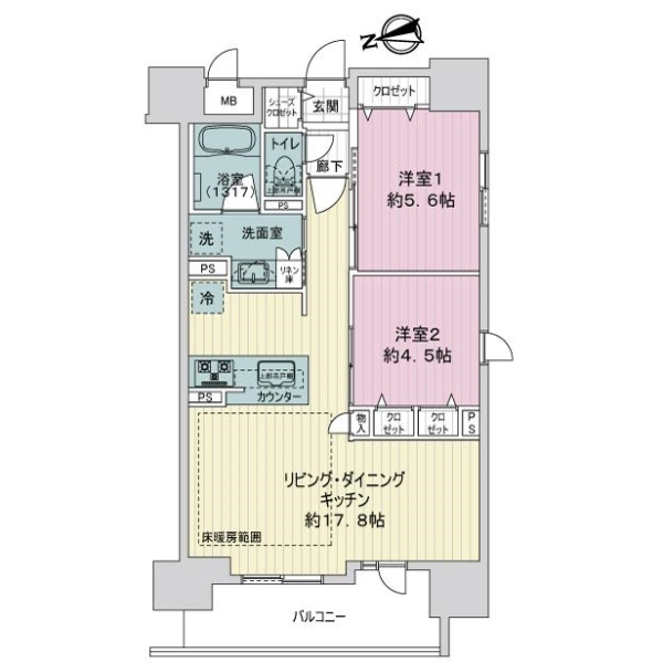 プレサンスロジェ上前津駅前 間取図