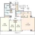 コスモ綱島グランステージ 間取図