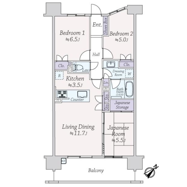 プライムメイツ東別院 間取図