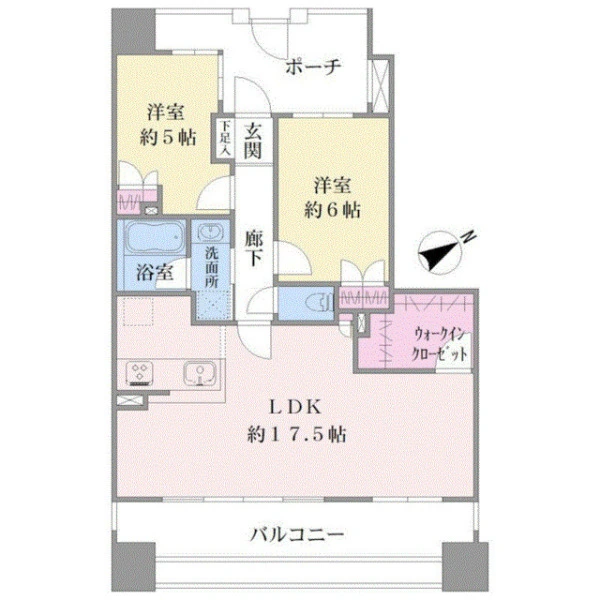 ナイスアーバン中野坂上 間取図