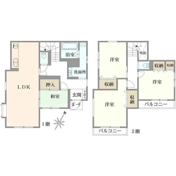 町田市金井８丁目 間取図