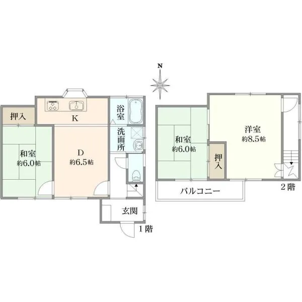 練馬区土支田３丁目 間取図