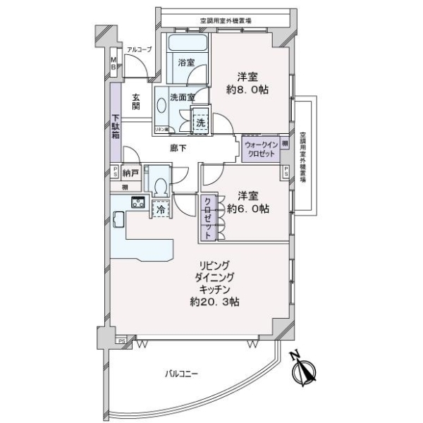 エルザ鎌倉 間取図