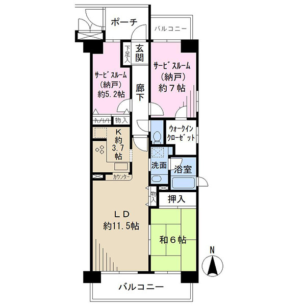 ソフィア板橋徳丸 間取図