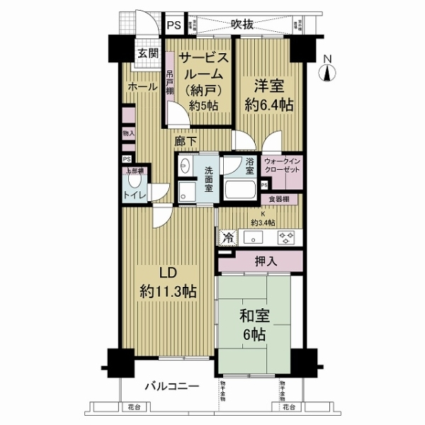 コスモシティ千林大宮 間取図