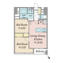 新大塚共同住宅 間取図