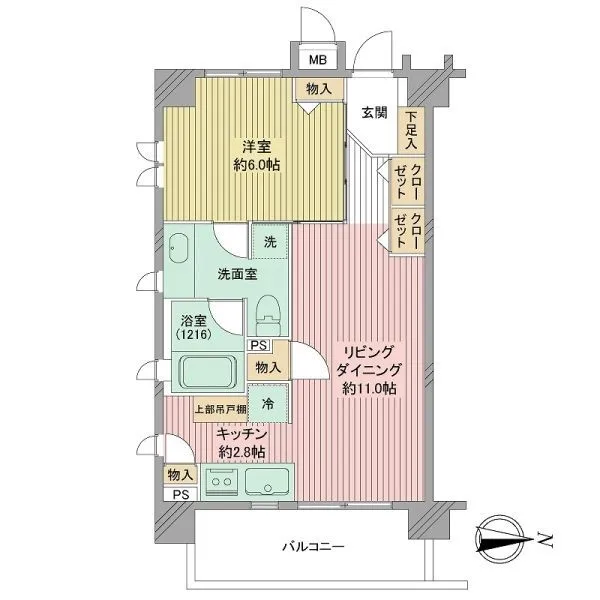 グランシティ湘南海岸マリナージュスクエア 間取図
