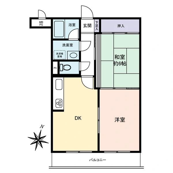 クリオ高砂壱番館 間取図
