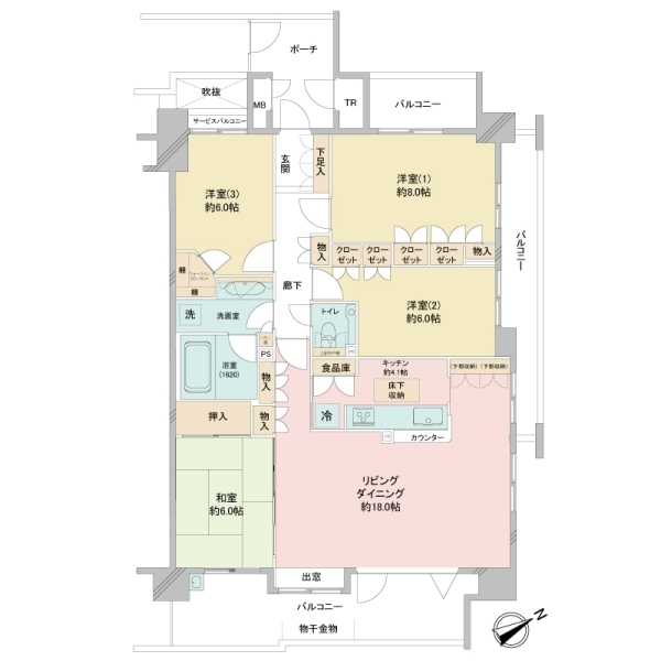 プレイシア 間取図