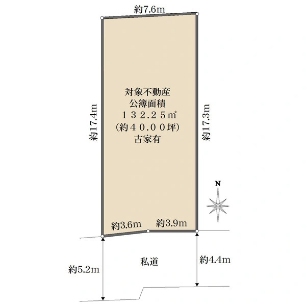 中野区江古田４丁目 区画図