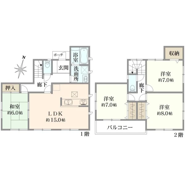 さいたま市大宮区三橋４丁目 間取図