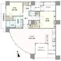 ＨＩＢＡＲＩ　ＴＯＷＥＲ 間取図