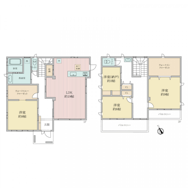 神戸市垂水区舞多聞西１丁目 間取図