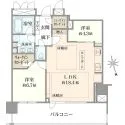 パークホームズ南麻布ザレジデンス 間取図