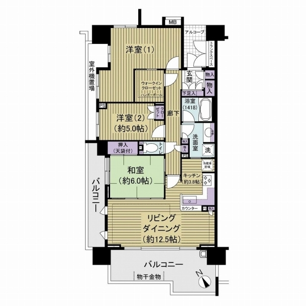 東京テラスＤ棟 間取図