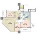 ザ・パークハウス西新宿タワー６０ 間取図