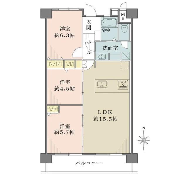 なぎさニュータウン 間取図