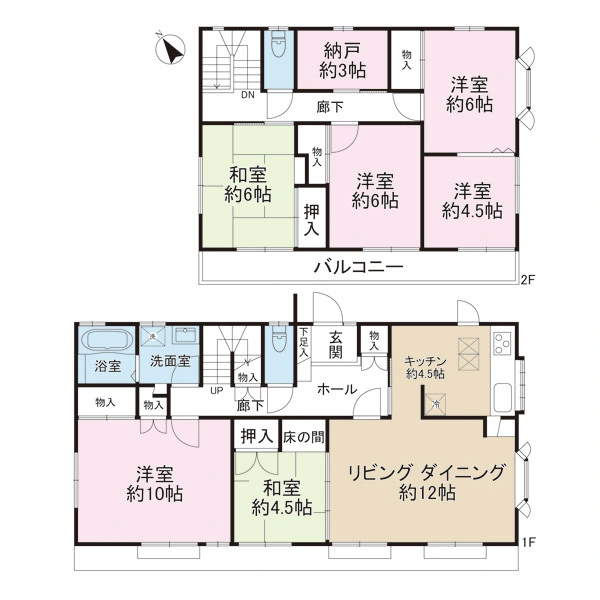藤沢市鵠沼松が岡１丁目 間取図