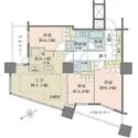 ザ・パークハウス西新宿タワー60 間取図