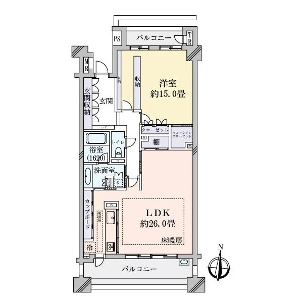 パークハウス覚王山向陽荘 間取図
