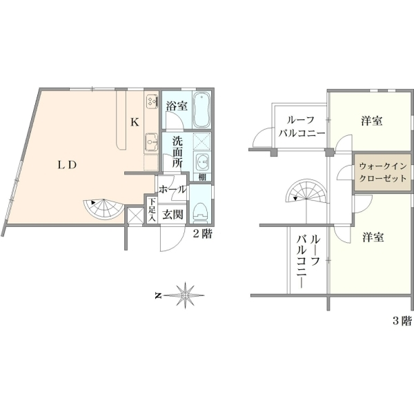 ｋ－ｆｌａｔ 間取図