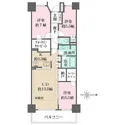 レコシティ・グランデ 間取図