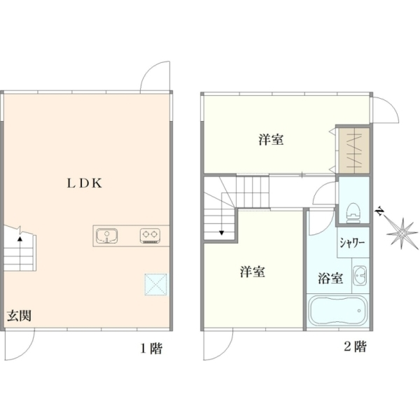 藤沢市片瀬海岸３丁目 間取図