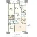 プラウド新浦安 間取図