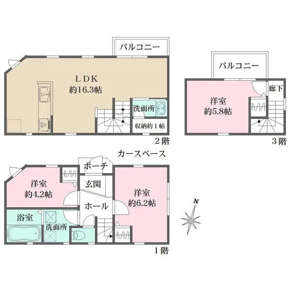 横浜市戸塚区上矢部町 間取図