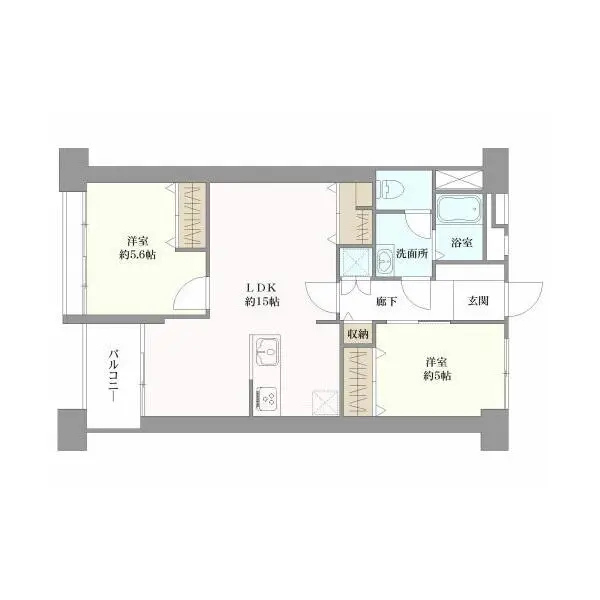 大森駅前住宅 間取図