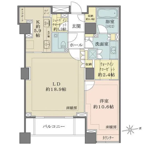麻布台パークハウス 間取図