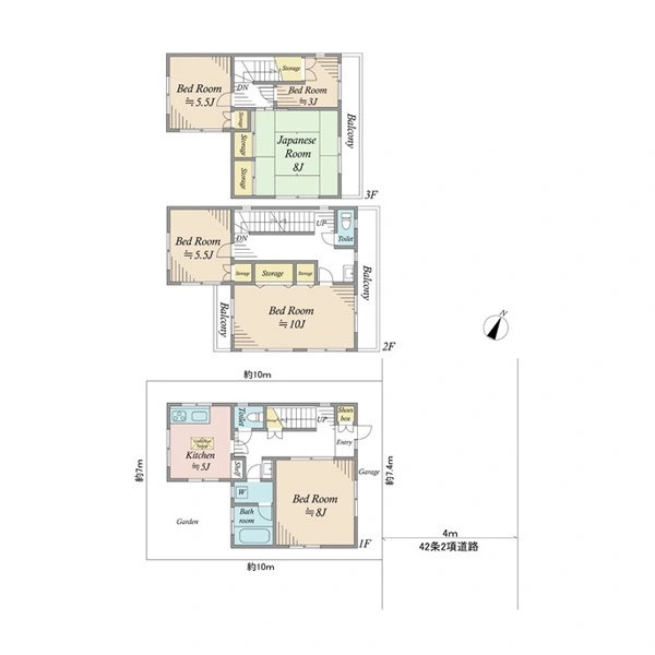 豊島区上池袋４丁目 間取図