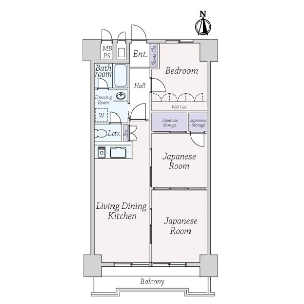 ライオンズマンション上本町 間取図