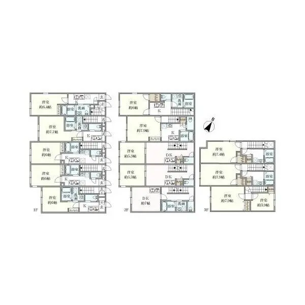 中野区白鷺３丁目 間取図