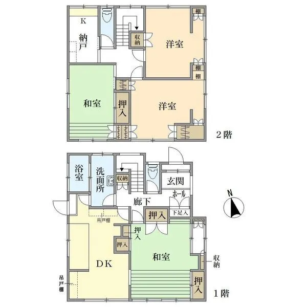 日野市三沢２丁目 間取図
