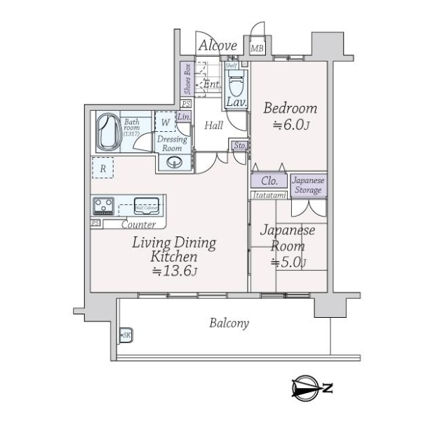 ヴェルシティ東大阪スカイ 間取図