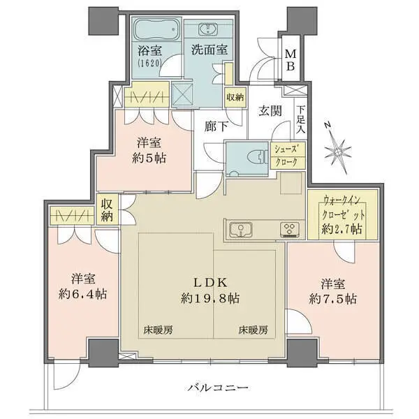 グランスイート千種タワー 間取図