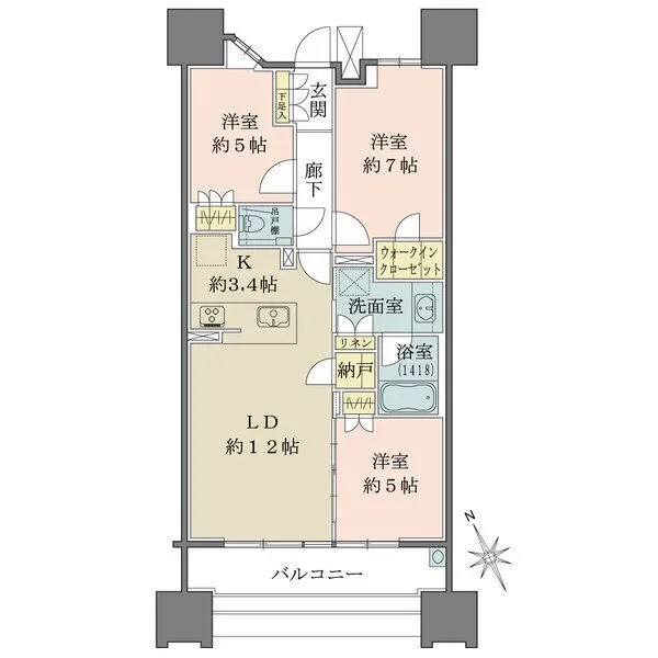 ザ・パークハウス名古屋 間取図