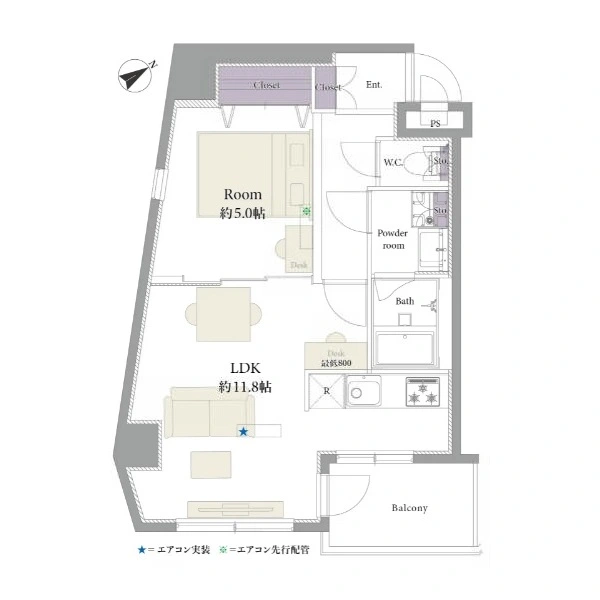 スカイコート中野南台第2 間取図