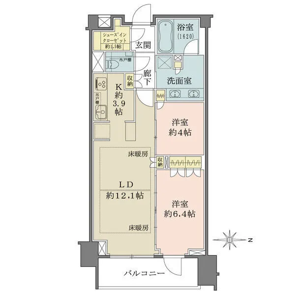 ザ・パークハウス京都河原町 間取図