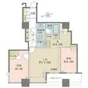 シティタワー高輪 全室が窓に面した2LDKタイプのお部屋です。洋室（約7帖）にはウォークインクローゼットがございます。
