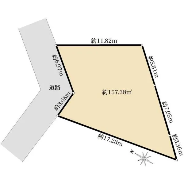 新宿区中井2丁目 間取図