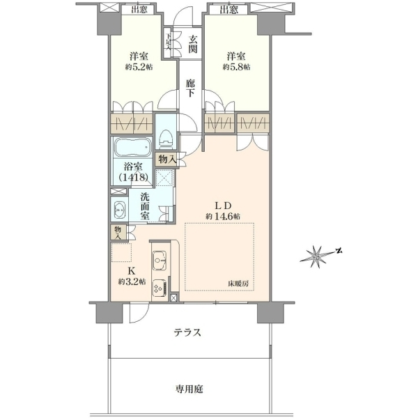 大泉学園ノーブルスクエア 間取図